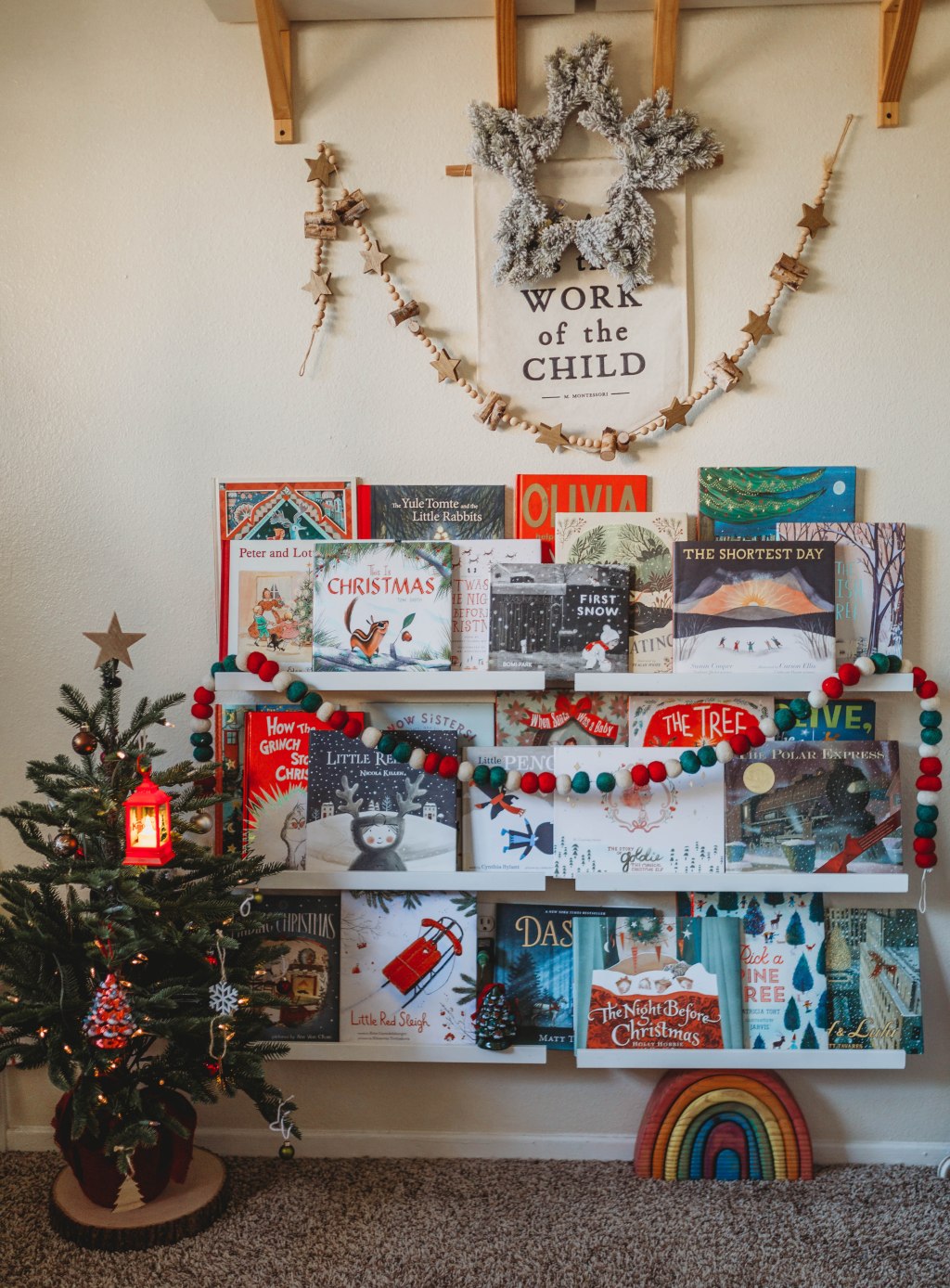 Christmas Decor and Knotts Berry Farm Ornament: Our Shelfie and Book List